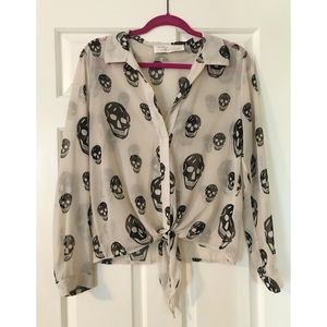 Vintage Havana Skull Blouse